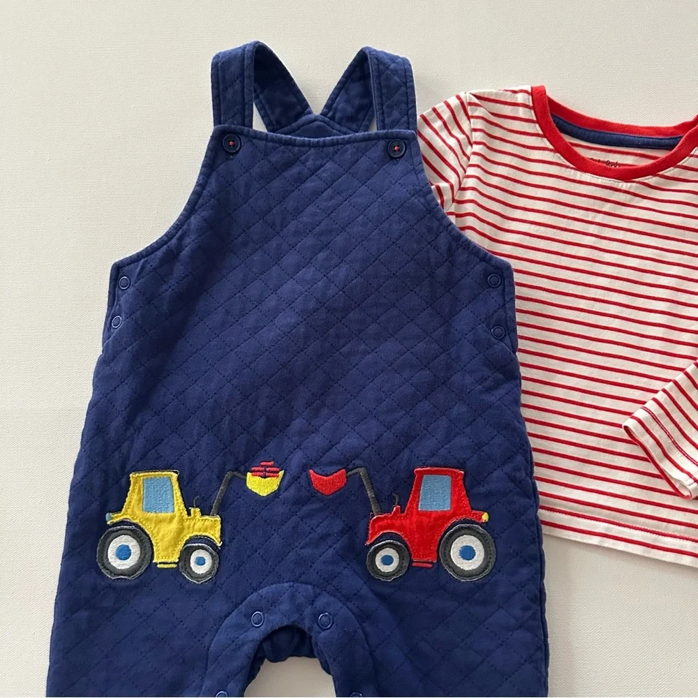 Baby Boden quilted navy